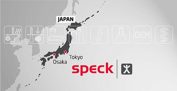 [Translate to Español:] Neue Tochtergesellschaft von Speck in Japan