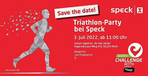 Triathlon-Party bei Speck